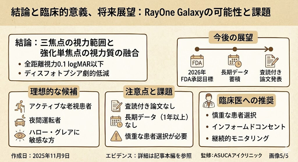 RayOne Galaxyの現時点での結論と臨床的意義、将来展望：RayOne Galaxyの可能性と課題